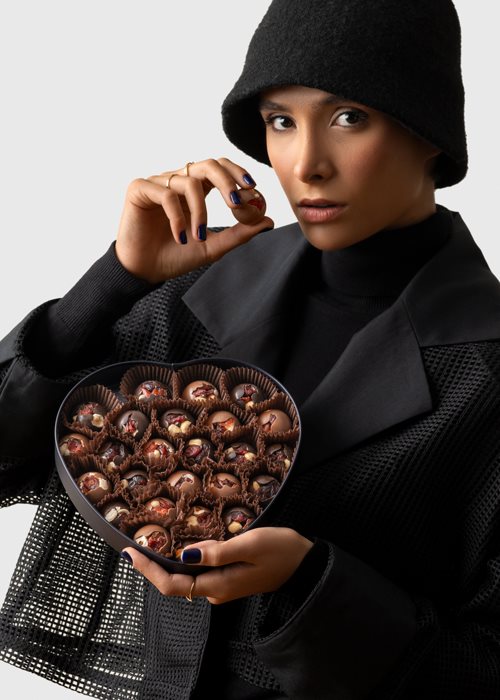 شکلات قلبی تاج شکلات قلبی تاج